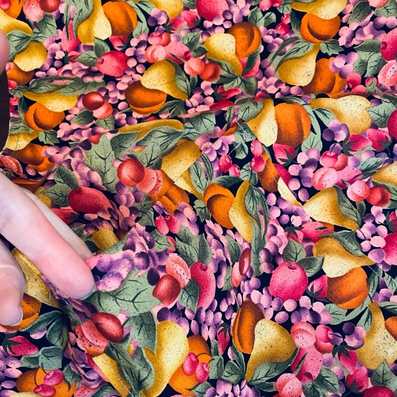 🌟HP🌟NWOT Reversible Apron Fruit and Coffeehouse Adjustable Fabric - Picture 6 of 8